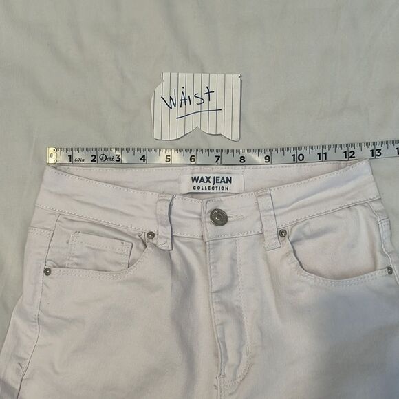 Wax Jean Collextion women’s size 5/27 white stretch skinny jeans EUC - Picture 9 of 13